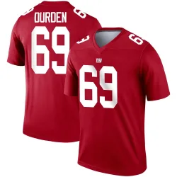 Youth Cory Durden New York Giants No.69 Legend Inverted Jersey - Red