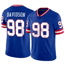 Youth D.J. Davidson New York Giants No.98 Limited Classic Vapor Jersey