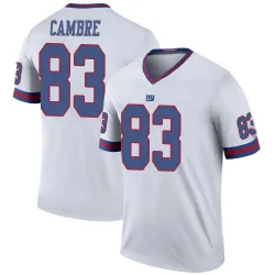 Youth Dalen Cambre New York Giants No.83 Legend Color Rush Jersey - White