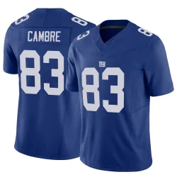 Youth Dalen Cambre New York Giants No.83 Limited Vapor F.U.S.E. Jersey - Royal