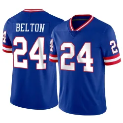 Youth Dane Belton New York Giants No.24 Limited Classic Vapor Jersey