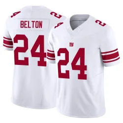 Youth Dane Belton New York Giants No.24 Limited Vapor F.U.S.E. Jersey - White