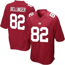 Youth Daniel Bellinger New York Giants No.82 Game Alternate Jersey - Red