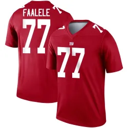 Youth Daniel Faalele New York Giants No.77 Legend Inverted Jersey - Red