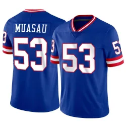 Youth Darius Muasau New York Giants No.53 Limited Classic Vapor Jersey