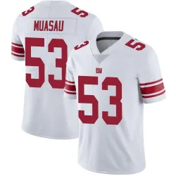 Youth Darius Muasau New York Giants No.53 Limited Vapor Untouchable Jersey - White