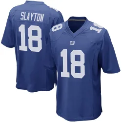 Youth Darius Slayton New York Giants No.18 Game Team Color Jersey - Royal