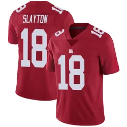 Youth Darius Slayton New York Giants No.18 Limited Alternate Vapor Untouchable Jersey - Red