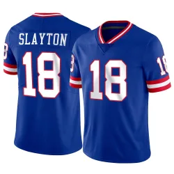 Youth Darius Slayton New York Giants No.18 Limited Classic Vapor Jersey