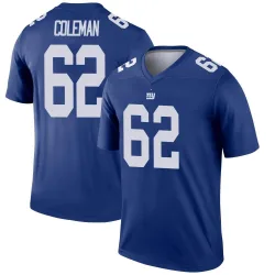 Youth Davon Coleman New York Giants No.62 Legend Jersey - Royal