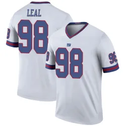Youth DeMarvin Leal New York Giants No.98 Legend Color Rush Jersey - White