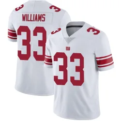 Youth Dee Williams New York Giants No.33 Limited Vapor Untouchable Jersey - White