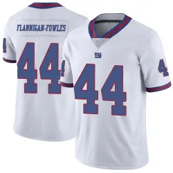Youth Demetrius Flannigan-Fowles New York Giants No.44 Limited Color Rush Jersey - White
