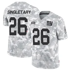 Youth Devin Singletary New York Giants No.26 Limited 2024 Salute to Service Jersey - Arctic Camo