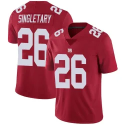 Youth Devin Singletary New York Giants No.26 Limited Alternate Vapor Untouchable Jersey - Red