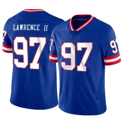 Youth Dexter Lawrence II New York Giants No.97 Limited Classic Vapor Jersey