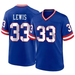 Youth Dion Lewis New York Giants No.33 Game Classic Jersey - Royal