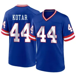 Youth Doug Kotar New York Giants No.44 Game Classic Jersey - Royal