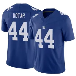Youth Doug Kotar New York Giants No.44 Limited Vapor F.U.S.E. Jersey - Royal