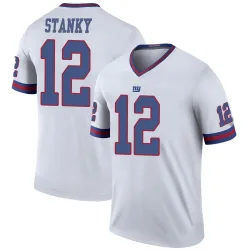 Youth Eddie Stanky New York Giants No.12 Legend Color Rush Jersey - White