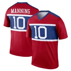 Youth Eli Manning New York Giants No.10 Legend Century Alternate Jersey - Red