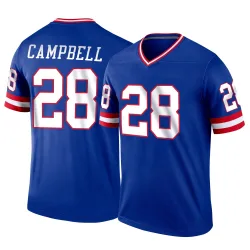 Youth Elijah Campbell New York Giants No.28 Legend Classic Jersey - Royal