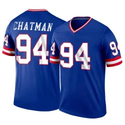 Youth Elijah Chatman New York Giants No.94 Legend Classic Jersey - Royal