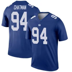 Youth Elijah Chatman New York Giants No.94 Legend Jersey - Royal