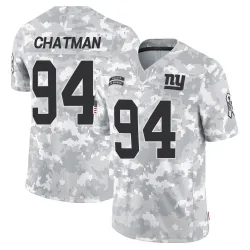 Youth Elijah Chatman New York Giants No.94 Limited 2024 Salute to Service Jersey - Arctic Camo