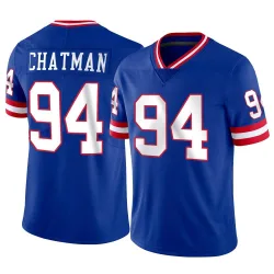 Youth Elijah Chatman New York Giants No.94 Limited Classic Vapor Jersey