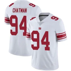 Youth Elijah Chatman New York Giants No.94 Limited Vapor Untouchable Jersey - White