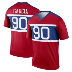 Youth Elijah Garcia New York Giants No.90 Legend Century Alternate Jersey - Red