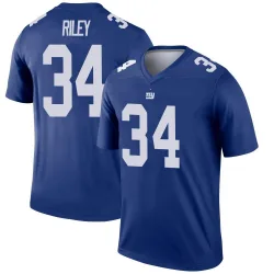 Youth Elijah Riley New York Giants No.34 Legend Jersey - Royal