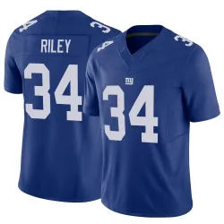 Youth Elijah Riley New York Giants No.34 Limited Vapor F.U.S.E. Jersey - Royal