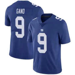 Youth Graham Gano New York Giants No.9 Limited Team Color Vapor Untouchable Jersey - Royal
