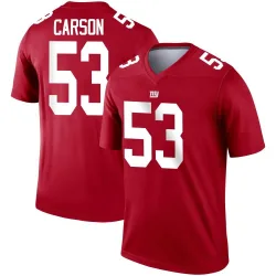 Youth Harry Carson New York Giants No.53 Legend Inverted Jersey - Red