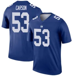 Youth Harry Carson New York Giants No.53 Legend Jersey - Royal