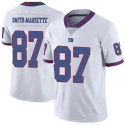 Youth Ihmir Smith-Marsette New York Giants No.87 Limited Color Rush Jersey - White