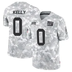 Youth Jack Kelly New York Giants No.0 Limited 2024 Salute to Service Jersey - Arctic Camo