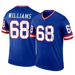 Youth Jaison Williams New York Giants No.68 Legend Classic Jersey - Royal