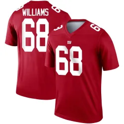 Youth Jaison Williams New York Giants No.68 Legend Inverted Jersey - Red