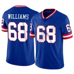 Youth Jaison Williams New York Giants No.68 Limited Classic Vapor Jersey