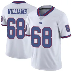 Youth Jaison Williams New York Giants No.68 Limited Color Rush Jersey - White