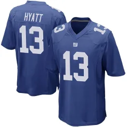 Youth Jalin Hyatt New York Giants No.13 Game Team Color Jersey - Royal