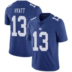 Youth Jalin Hyatt New York Giants No.13 Limited Team Color Vapor Untouchable Jersey - Royal