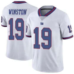 Youth Jameis Winston New York Giants No.19 Limited Color Rush Jersey - White