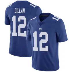 Youth Jamie Gillan New York Giants No.12 Limited Team Color Vapor Untouchable Jersey - Royal