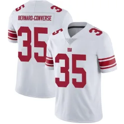 Youth Jarrick Bernard-Converse New York Giants No.35 Limited Vapor Untouchable Jersey - White