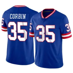 Youth Jashaun Corbin New York Giants No.35 Limited Classic Vapor Jersey