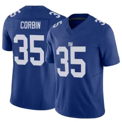 Youth Jashaun Corbin New York Giants No.35 Limited Vapor F.U.S.E. Jersey - Royal